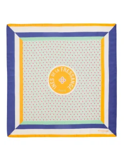 Store Ines de la Fressange Paris Lewis yellow floral scarf