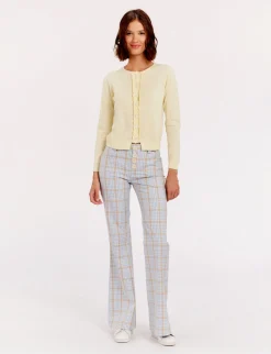 Shop Ines de la Fressange Paris Light yellow April waistcoat