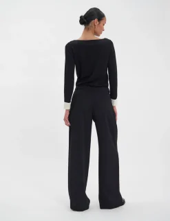Cheap Ines de la Fressange Paris Luciano black trousers