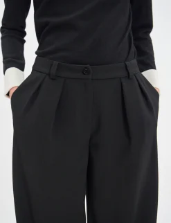 Cheap Ines de la Fressange Paris Luciano black trousers