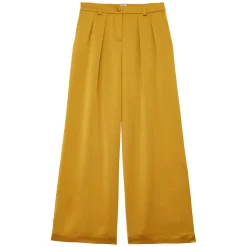 Sale Ines de la Fressange Paris Luciano mustard trousers