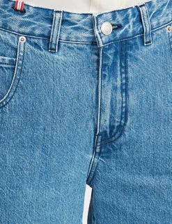 Fashion Ines de la Fressange Paris Luna blue denim jeans x Notify