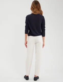 Hot Ines de la Fressange Paris Luna white jeans x Notify