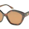 Online Ines de la Fressange Paris Marbled brown Marylin sunglasses