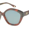 Online Ines de la Fressange Paris Marbled red Marilyn sunglasses