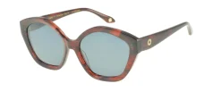 Online Ines de la Fressange Paris Marbled red Marilyn sunglasses