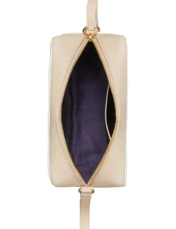 New Ines de la Fressange Paris Marcia blush leather bag