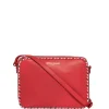 Sale Ines de la Fressange Paris Marcia red leather bag