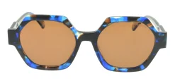 Fashion Ines de la Fressange Paris Marion blue tortoiseshell sunglasses
