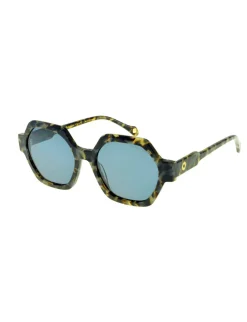 Outlet Ines de la Fressange Paris Marion grey tortoiseshell sunglasses