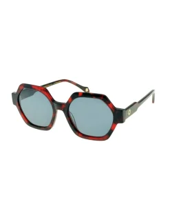 Flash Sale Ines de la Fressange Paris Marion red tortoiseshell sunglasses