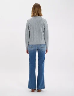 Online Ines de la Fressange Paris Marlon almond green jumper