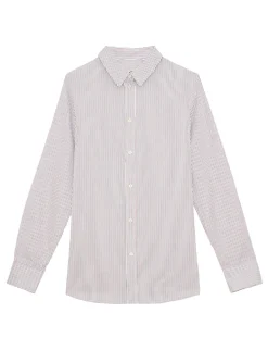 Flash Sale Ines de la Fressange Paris Martin striped cotton shirt