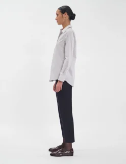 Flash Sale Ines de la Fressange Paris Martin striped cotton shirt