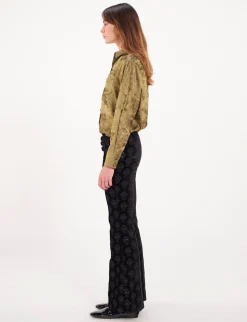 Sale Ines de la Fressange Paris Maureen gold shirt