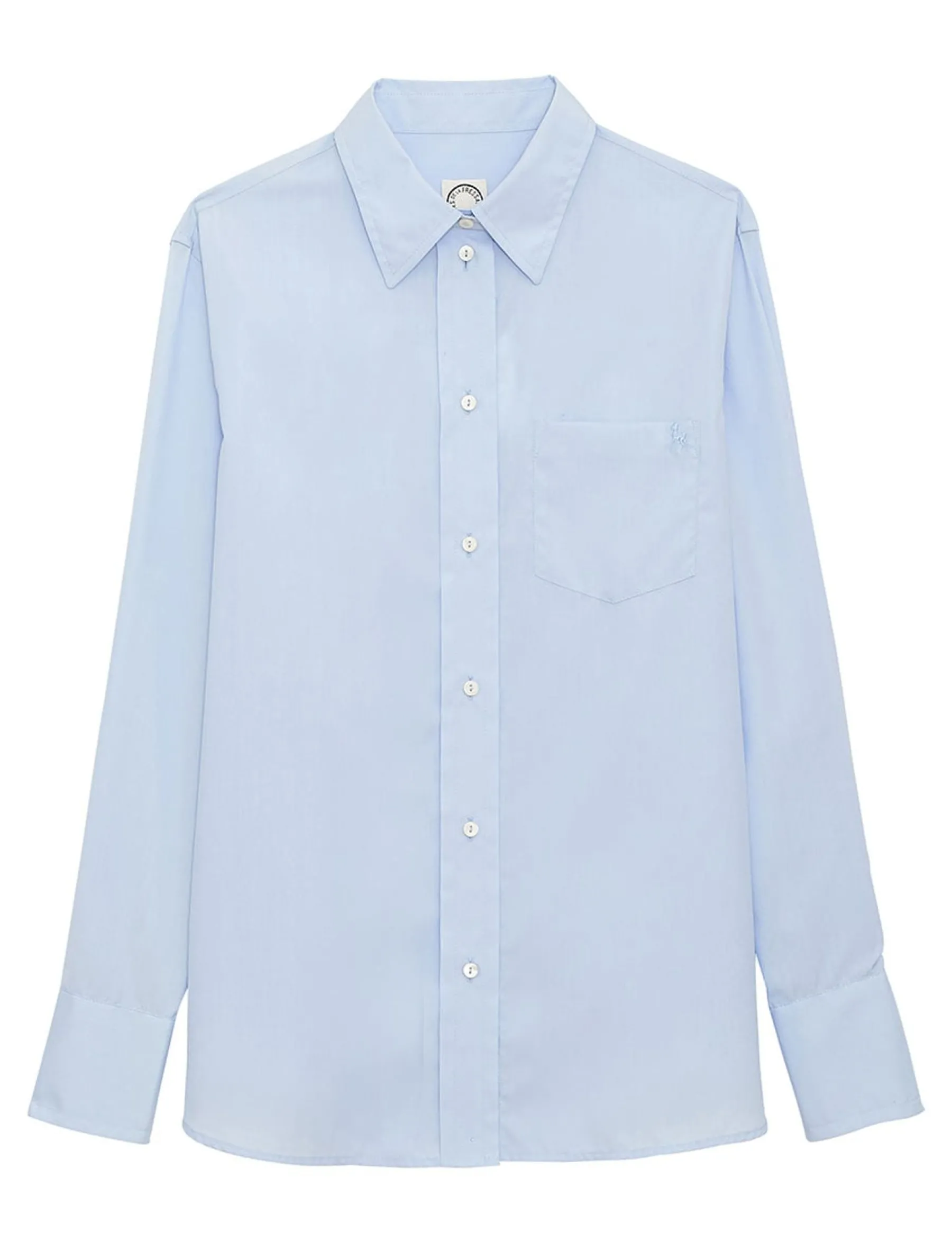 Best Sale Ines de la Fressange Paris Maureen light blue shirt