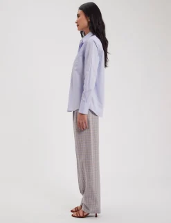 Best Sale Ines de la Fressange Paris Maureen light blue shirt