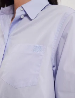 Best Sale Ines de la Fressange Paris Maureen light blue shirt