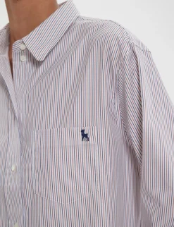 Shop Ines de la Fressange Paris Maureen striped shirt