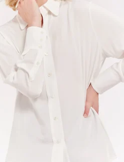Best Sale Ines de la Fressange Paris Maureen white viscose shirt