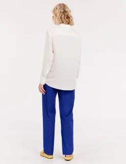 Best Sale Ines de la Fressange Paris Maureen white viscose shirt