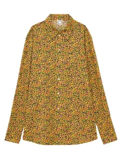 Outlet Ines de la Fressange Paris Maureen yellow floral shirt