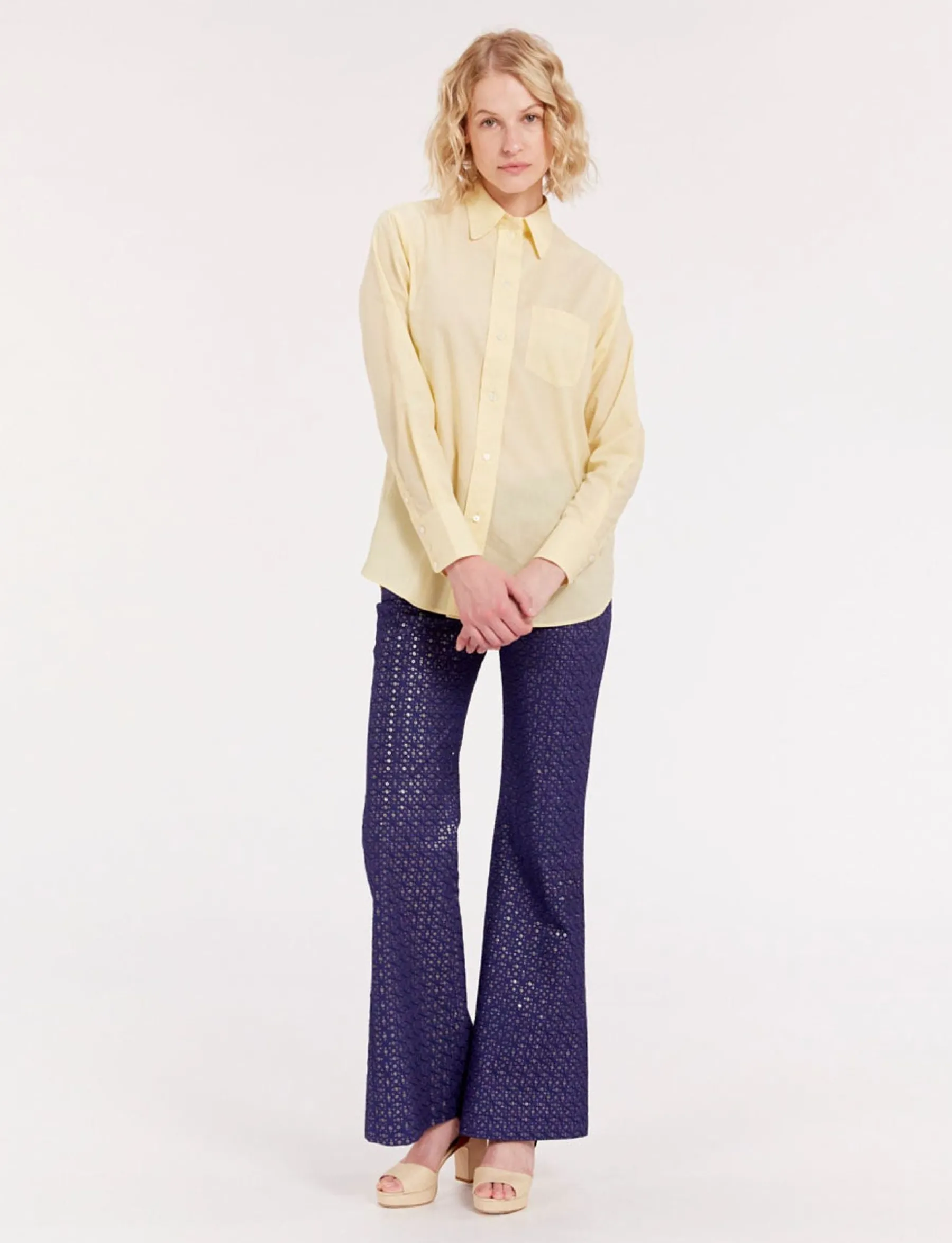 Online Ines de la Fressange Paris Maureen yellow shirt