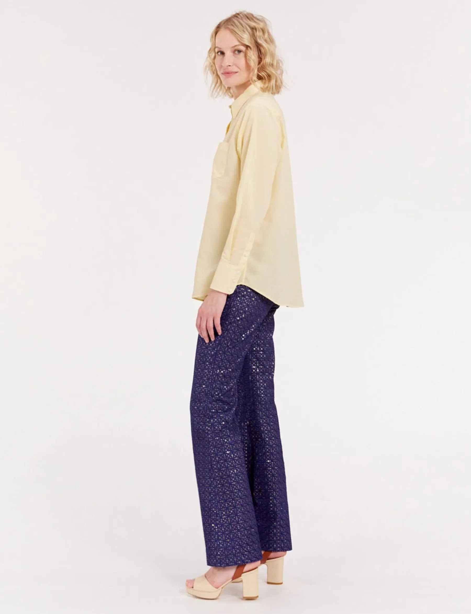 Online Ines de la Fressange Paris Maureen yellow shirt
