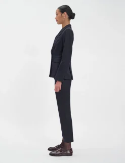 Cheap Ines de la Fressange Paris Maurice navy blue wool jacket