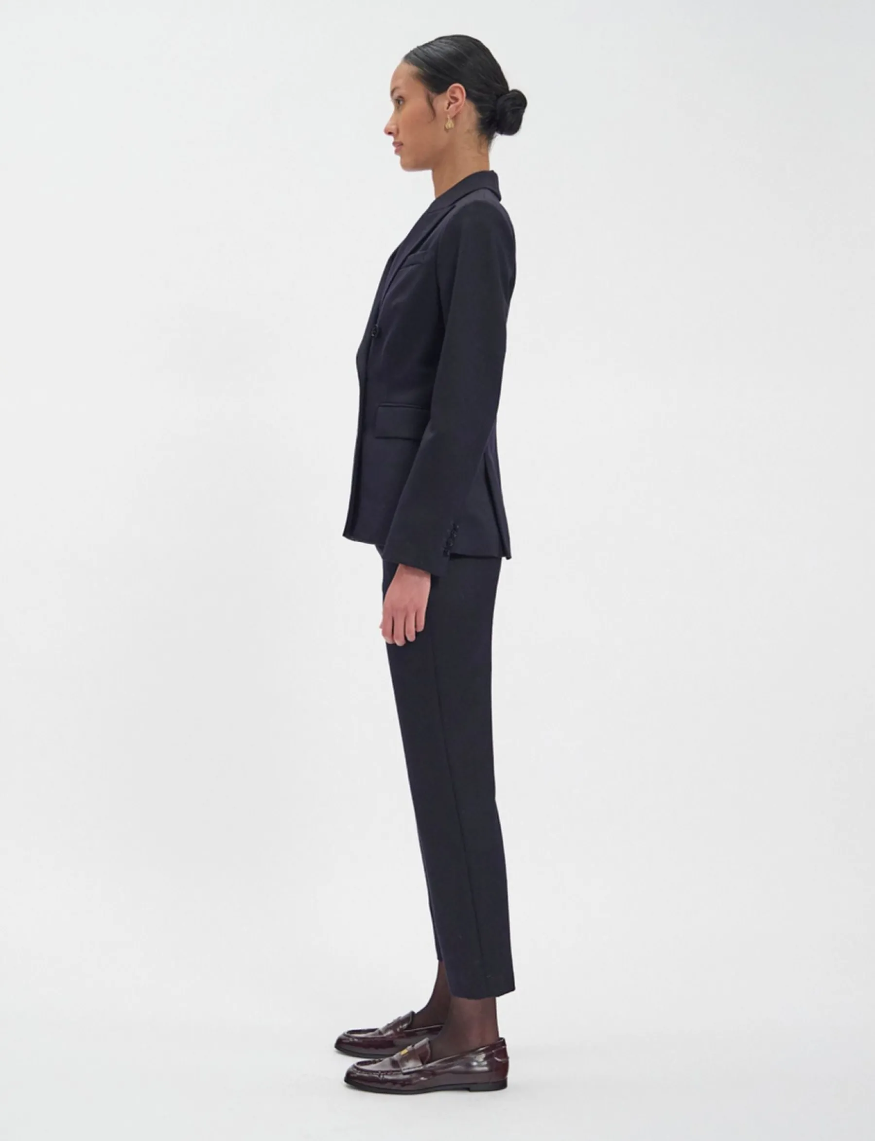 Cheap Ines de la Fressange Paris Maurice navy blue wool jacket