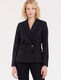 Cheap Ines de la Fressange Paris Maurice navy blue wool jacket