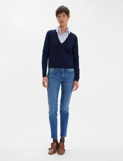 Store Ines de la Fressange Paris Morgana navy jumper