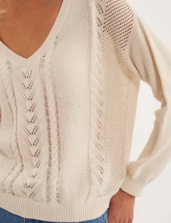 Online Ines de la Fressange Paris Natanya ecru jumper