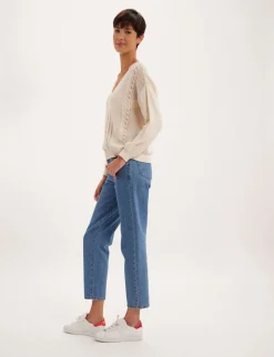 Online Ines de la Fressange Paris Natanya ecru jumper