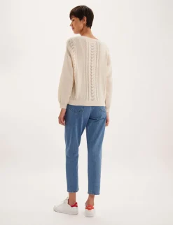 Online Ines de la Fressange Paris Natanya ecru jumper