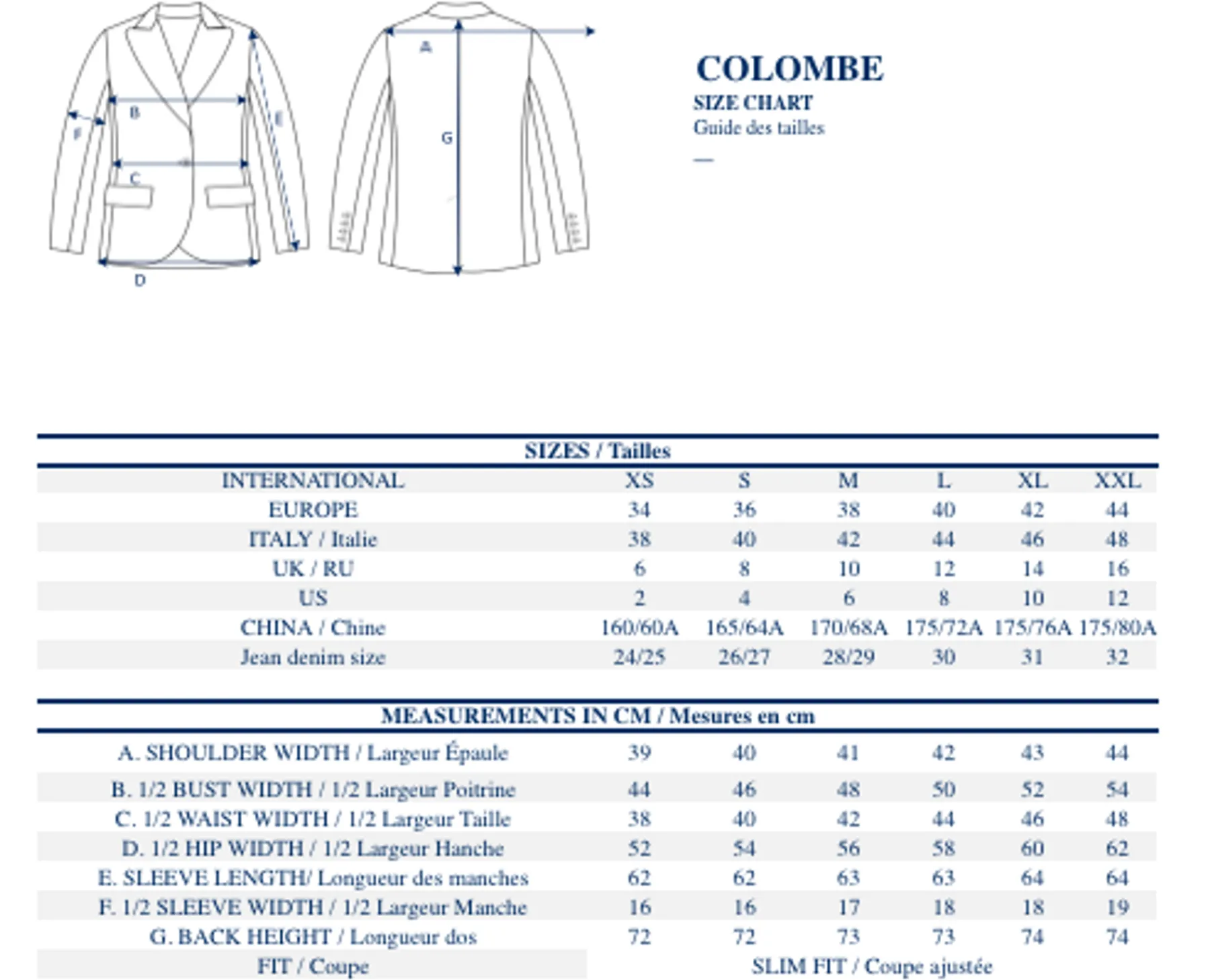 Cheap Ines de la Fressange Paris Navy blue embroidered dove jacket