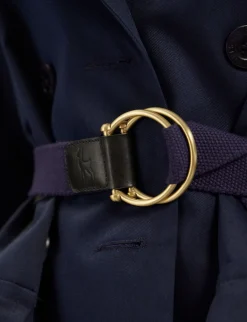 Best Ines de la Fressange Paris Navy blue Germaine belt