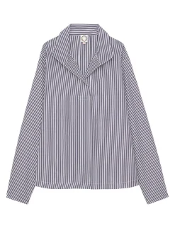 Online Ines de la Fressange Paris Noa navy/white striped top