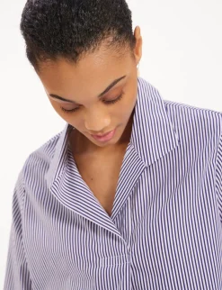 Online Ines de la Fressange Paris Noa navy/white striped top