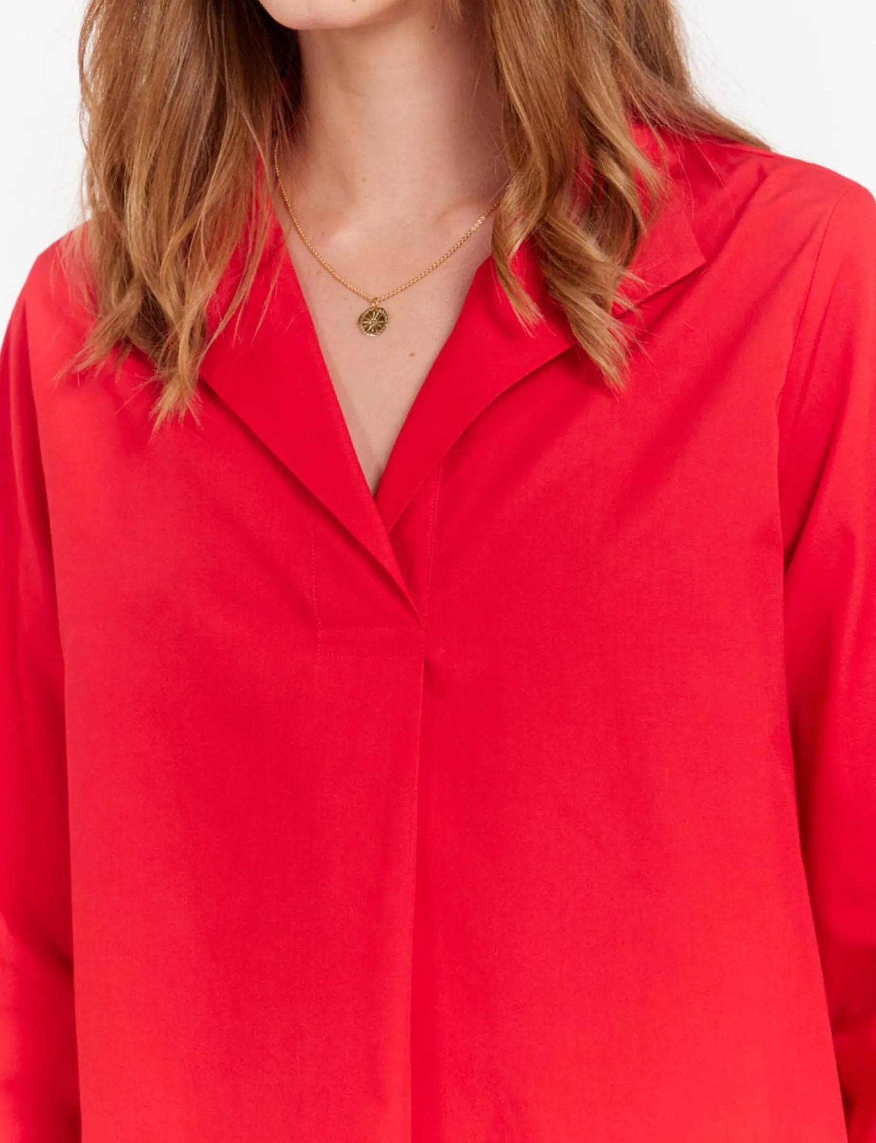 Fashion Ines de la Fressange Paris Noa top red
