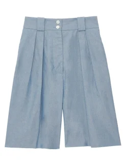 Online Ines de la Fressange Paris Odette blue shorts