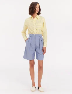 Online Ines de la Fressange Paris Odette blue shorts