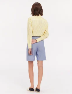 Online Ines de la Fressange Paris Odette blue shorts