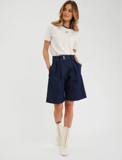 Outlet Ines de la Fressange Paris Odette cotton shorts