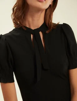 Clearance Ines de la Fressange Paris old ref Black cherry dress