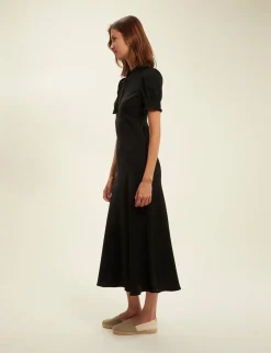 Clearance Ines de la Fressange Paris old ref Black cherry dress