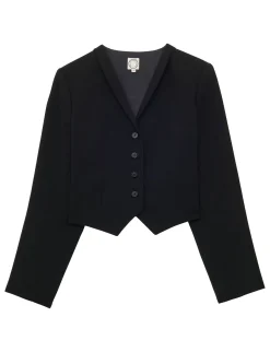 Online Ines de la Fressange Paris Ole black bolo jacket