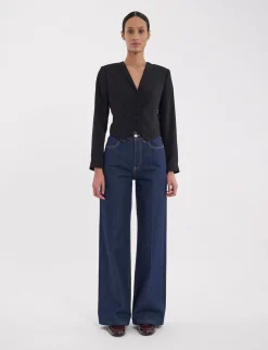 Online Ines de la Fressange Paris Ole black bolo jacket