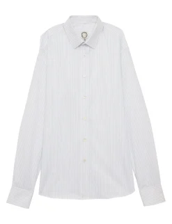 Store Ines de la Fressange Paris Olivier blue and white striped shirt
