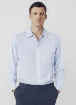 Clearance Ines de la Fressange Paris Olivier light blue shirt for men